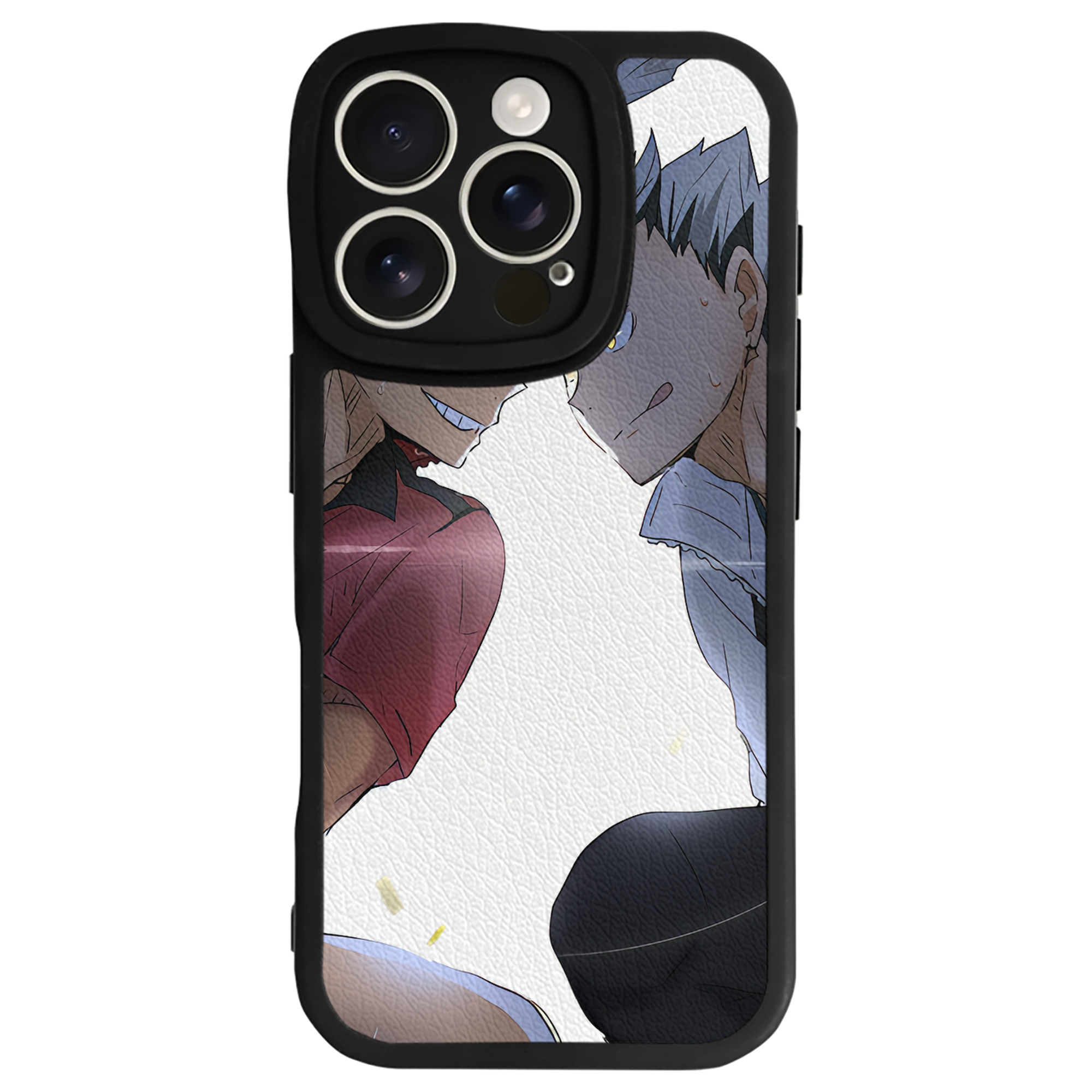 （画像用） ハイキュー!! Haikyu!! 【iPhone 16シリーズ対応】シリコンスマホケース（レザー調） 材質：シリコン